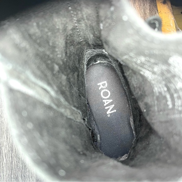 *🎉HP🎉 Roan by BED|STU | Lola Distressed Suede Moto Boots in Black 8.5 - Picture 4 of 16